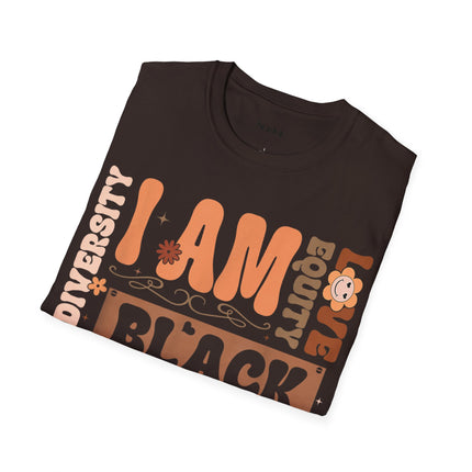 I Am Black History Unisex Soft style T-Shirt