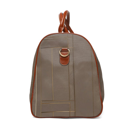 Brown Waterproof Travel Bag