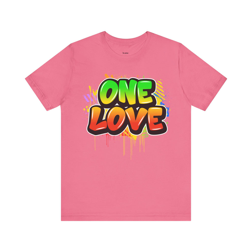 One Love Graffiti T-shirt - Unisex Jersey Short Sleeve Tee - NGOWE STORE