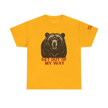Bun Dem Summer Unisex Heavy Cotton Tee: Get Out of My Way T-Shirt Empire Edition for Wilderness Lovers, Casual Summer Wear, Gift for Him/Her, Outdoor Adventure [...] - NGOWE STORE