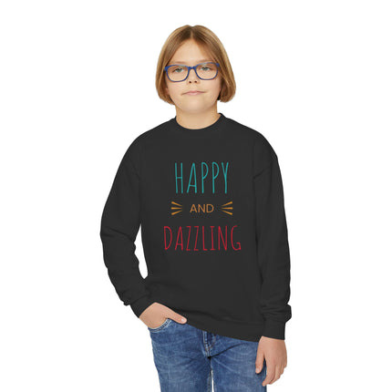 Happy and Dazzling Youth Crewneck Sweatshirt