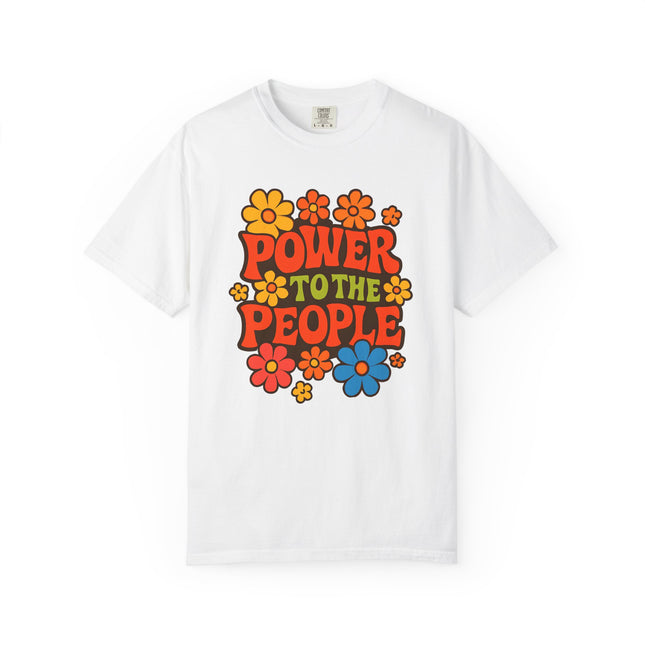 BUN DEM SUMMER 2025 Power to the People T-Shirt  - Empire Blaze Edition Vintage-Style Graphic T-Shirt: Bohemian Tee, Eco-Friendly Apparel, Gift for Activists, Summer Festival Wear - NGOWE STORE
