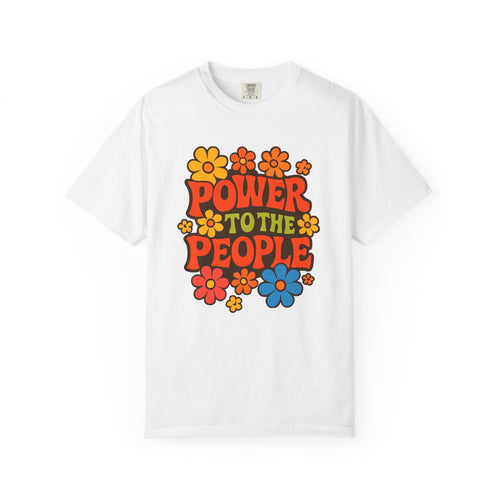 BUN DEM SUMMER 2025 Power to the People T-Shirt  - Empire Blaze Edition Vintage-Style Graphic T-Shirt: Bohemian Tee, Eco-Friendly Apparel, Gift for Activists, Summer Festival Wear - NGOWE STORE