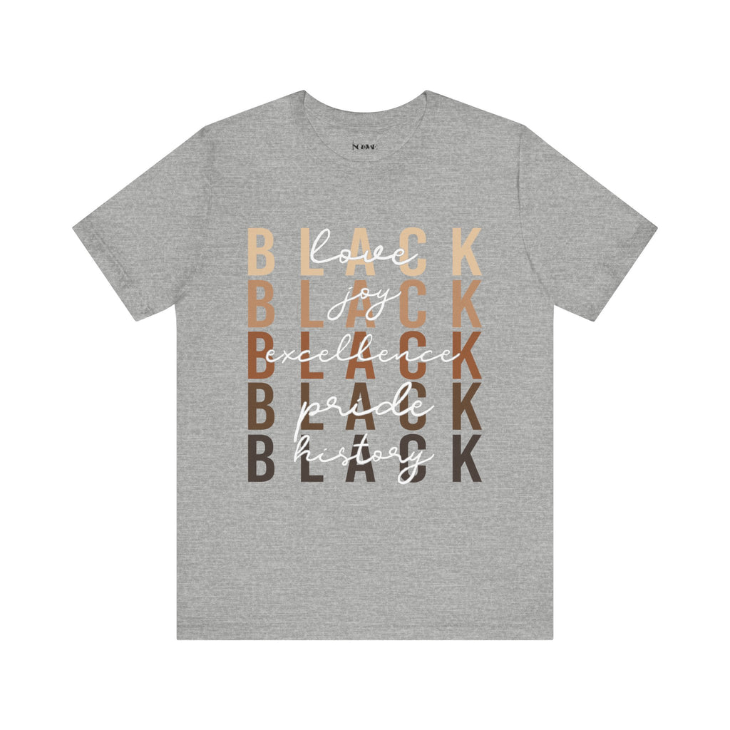 Black Pride Unisex Jersey Short Sleeve Tee - NGOWE STORE