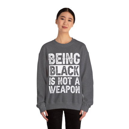 Positive Black Quote Unisex Heavy Blend™ Crewneck Sweatshirt