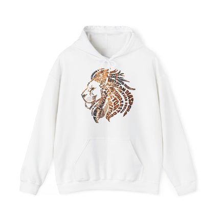 Lion Head Word ArtUnisex Heavy Blend™ Hooded Sweatshirt