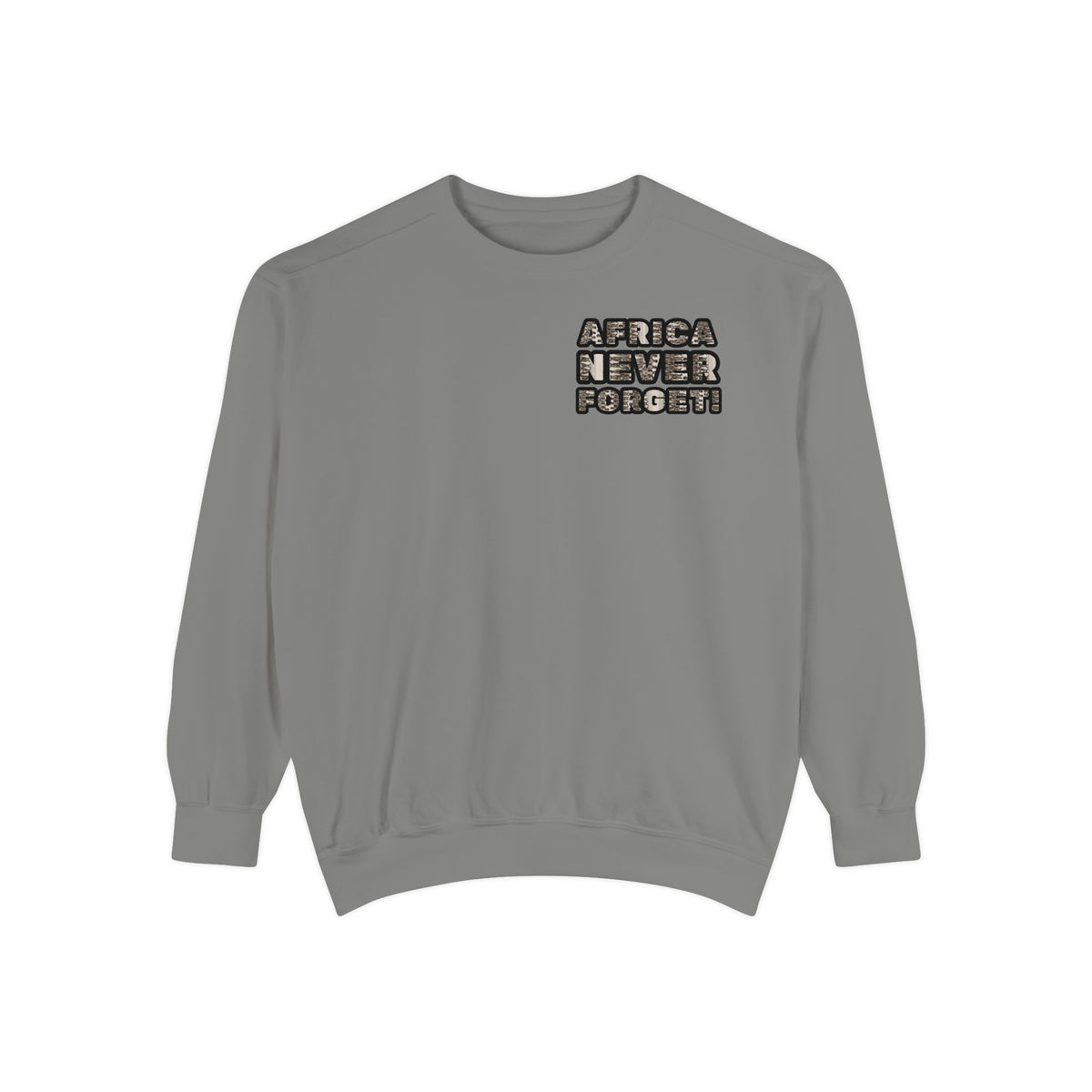 African Empowerment Unisex Garment-Dyed Sweatshirt - NGOWE STORE