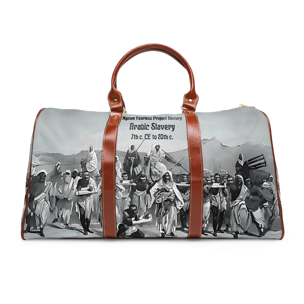Arabic Slavery History Waterproof Travel Bag - NGOWE STORE