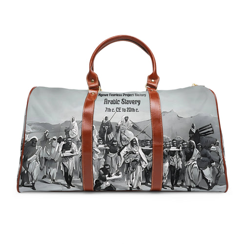 Arabic Slavery History Waterproof Travel Bag - NGOWE STORE