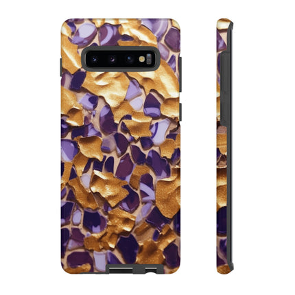 Gold and Purple Tough Cases