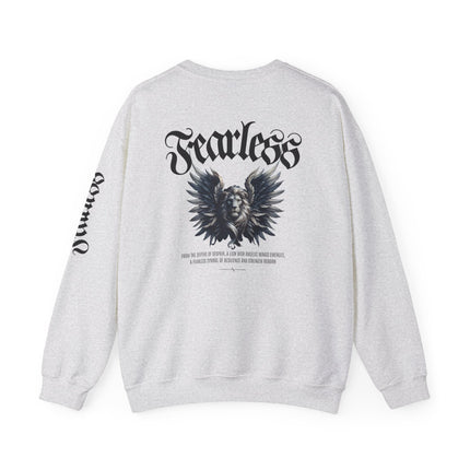 Fearless Lion Warrior +Unisex Heavy Blend™ Crewneck Sweatshirt - NGOWE STORE