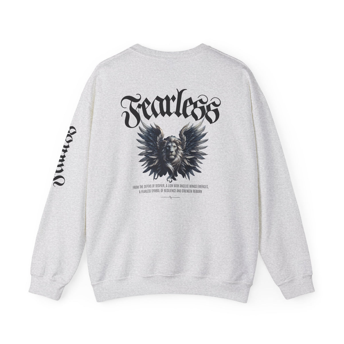 Fearless Lion Warrior +Unisex Heavy Blend™ Crewneck Sweatshirt - NGOWE STORE