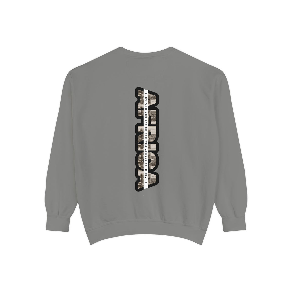 African Empowerment Unisex Garment-Dyed Sweatshirt - NGOWE STORE
