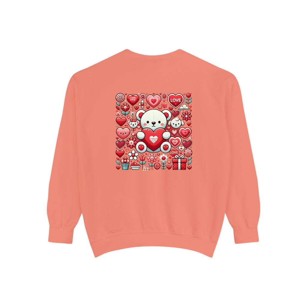 Fearless Love Unisex Garment-Dyed Sweatshirt - NGOWE STORE