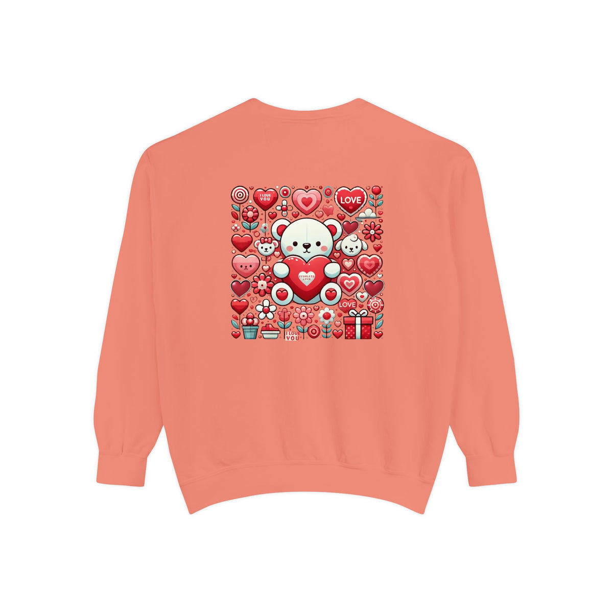 Fearless Love Unisex Garment-Dyed Sweatshirt - NGOWE STORE