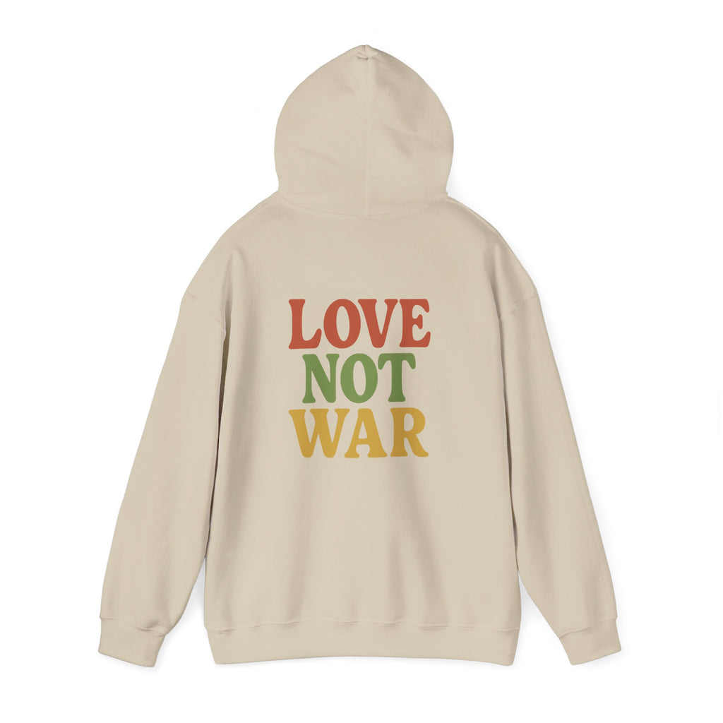 Bun Dem Summer Vibes Hooded Sweatshirt - Empire Editon Cozy Unisex Hoodie, Love Not War Casual Summer Apparel, Gift for Festivals, Outdoor Gatherings, Relaxed Style Sweatshirt - NGOWE STORE