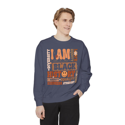 Black History Unisex Garment-Dyed Sweatshirt