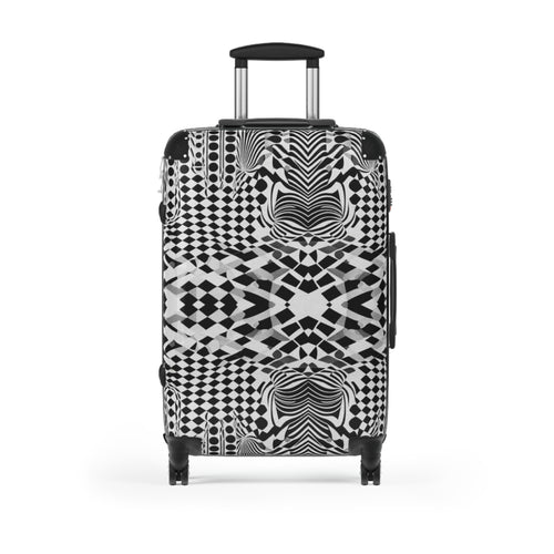 Black and White Suitcase - NGOWE STORE