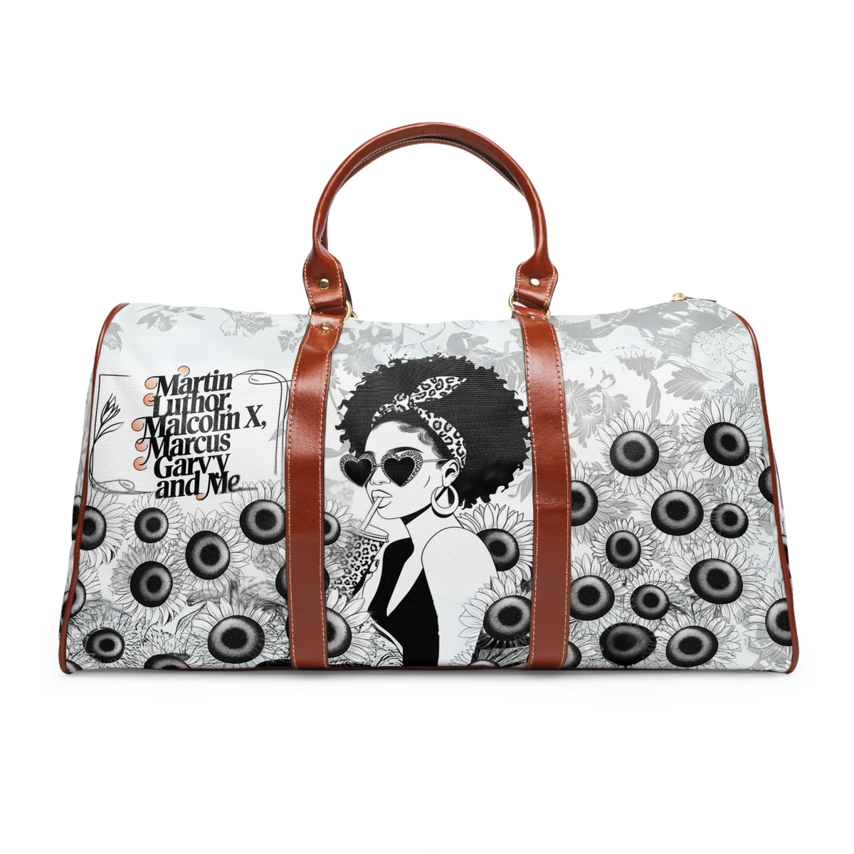 Martin, Malcolm, Marcus, and Me Waterproof Travel Bag - NGOWE STORE