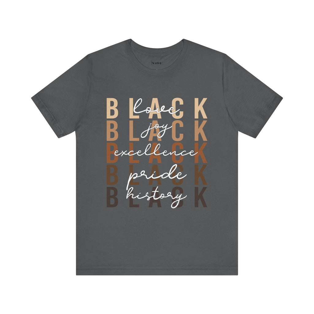 Black Pride Unisex Jersey Short Sleeve Tee - NGOWE STORE