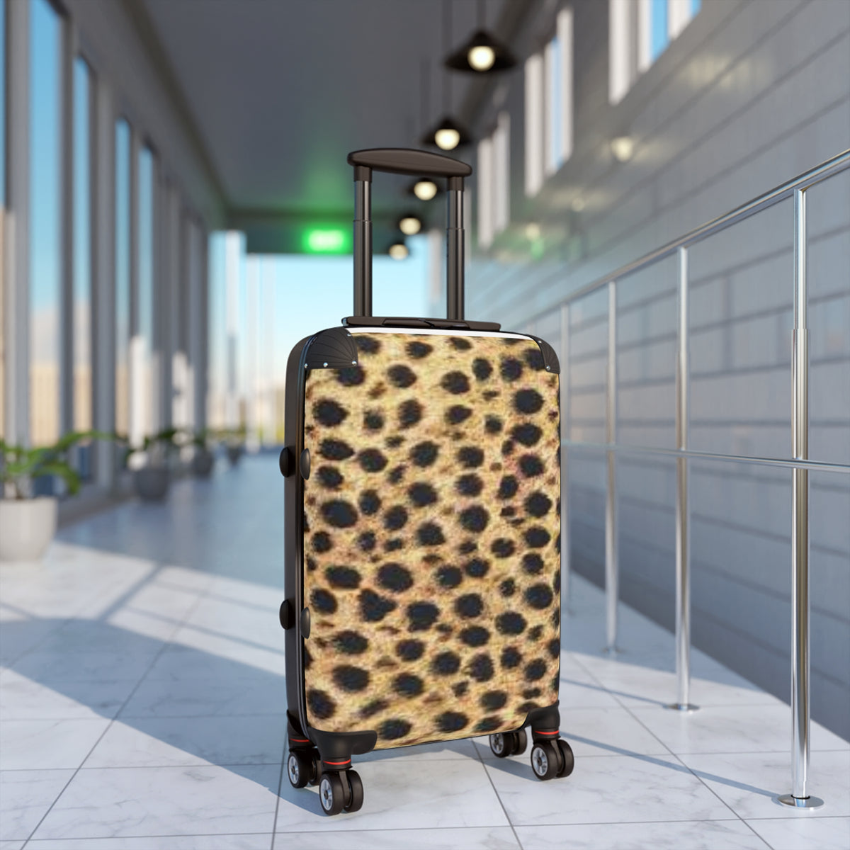 Cheetah Suitcase - NGOWE STORE