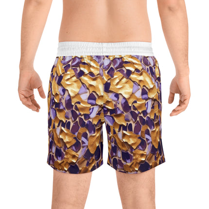 Men's Mid-Length Swim Shorts (AOP) - NGOWE STORE