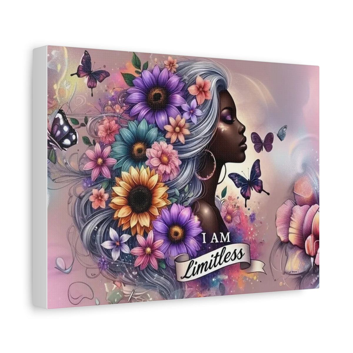 I Am Limitless Affirmation Canvas, Stretched, 1.25" - NGOWE STORE