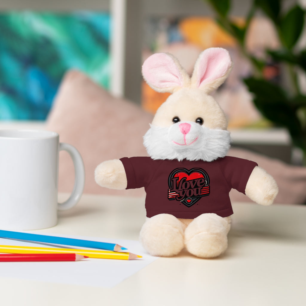 I Love You Stuffed Animals with Tee - NGOWE STORE