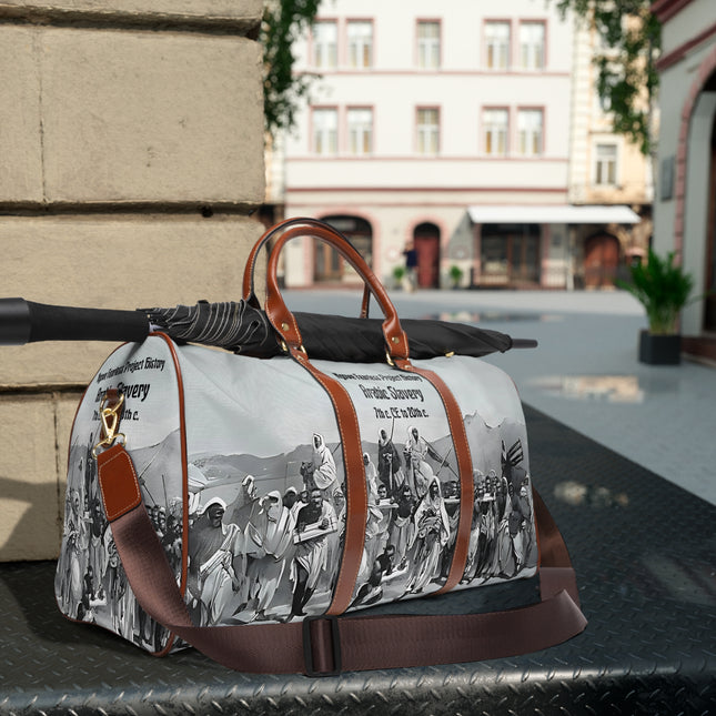 Arabic Slavery History Waterproof Travel Bag - NGOWE STORE