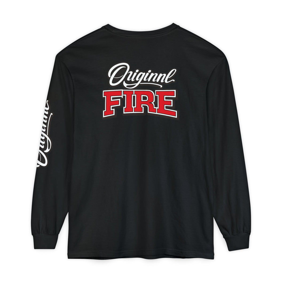 ORIGINAL FIRE™ 2026 — Fearless Long Sleeve. Unisex Garment-dyed Long Sleeve T-Shirt - NGOWE STORE