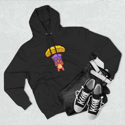 Three-Panel Fleece Hoodie