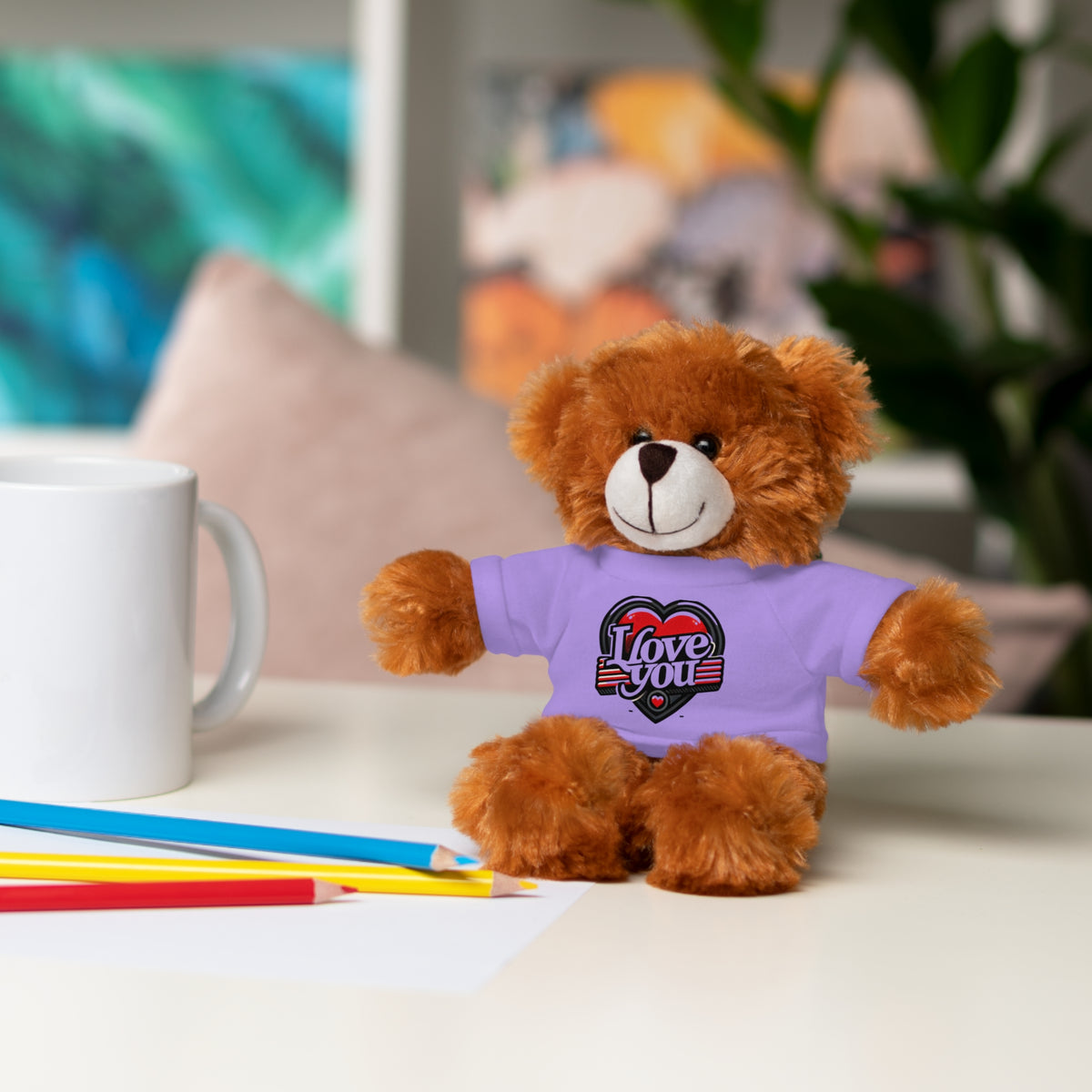 I Love You Stuffed Animals with Tee - NGOWE STORE