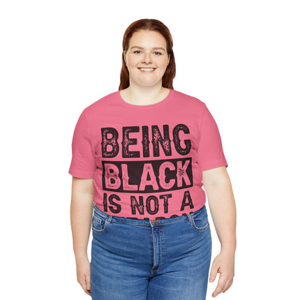 Being Black Not  A Weapon - Unisex Jersey Short Sleeve Tee