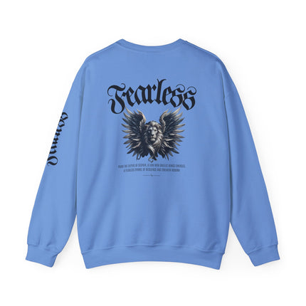 Fearless Lion Warrior +Unisex Heavy Blend™ Crewneck Sweatshirt - NGOWE STORE