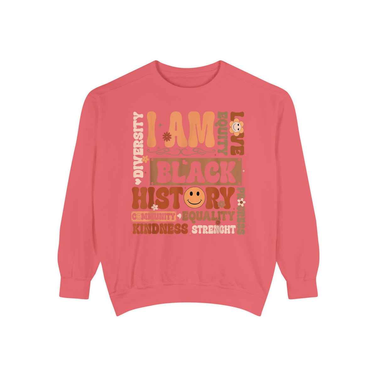 Black History Unisex Garment-Dyed Sweatshirt - NGOWE STORE