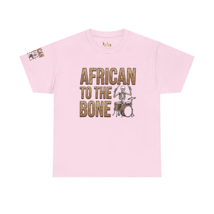 African to the Bone T-Shirt | AdeAde Original | Cultural Pride Unisex Tee | Soft Everyday Statement Shirt - NGOWE STORE