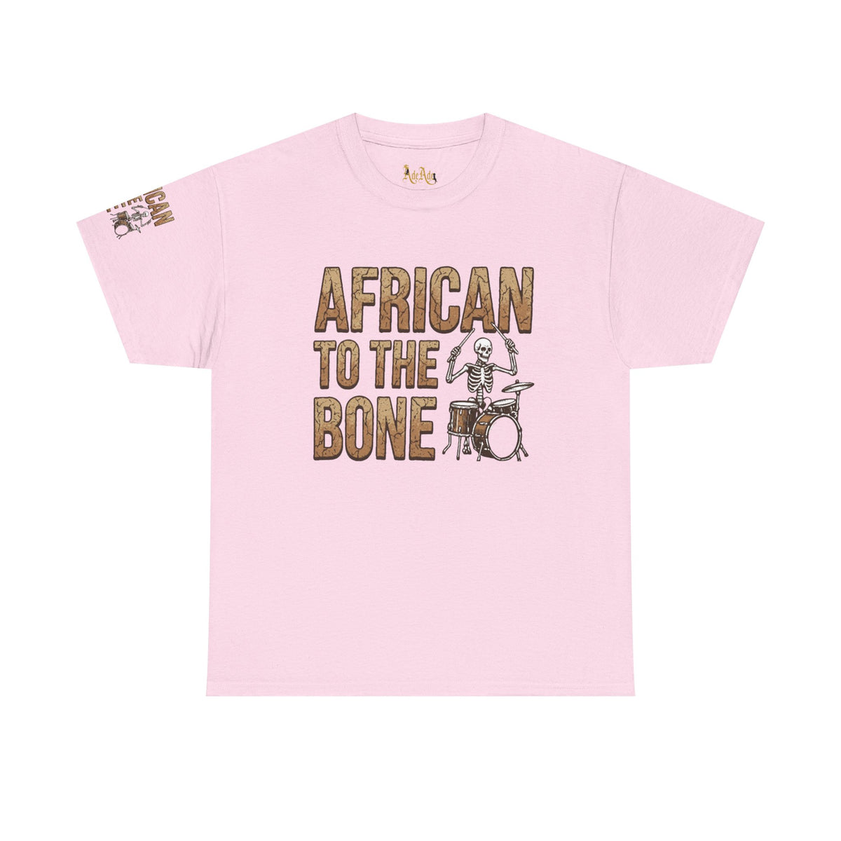 African to the Bone T-Shirt | AdeAde Original | Cultural Pride Unisex Tee | Soft Everyday Statement Shirt - NGOWE STORE