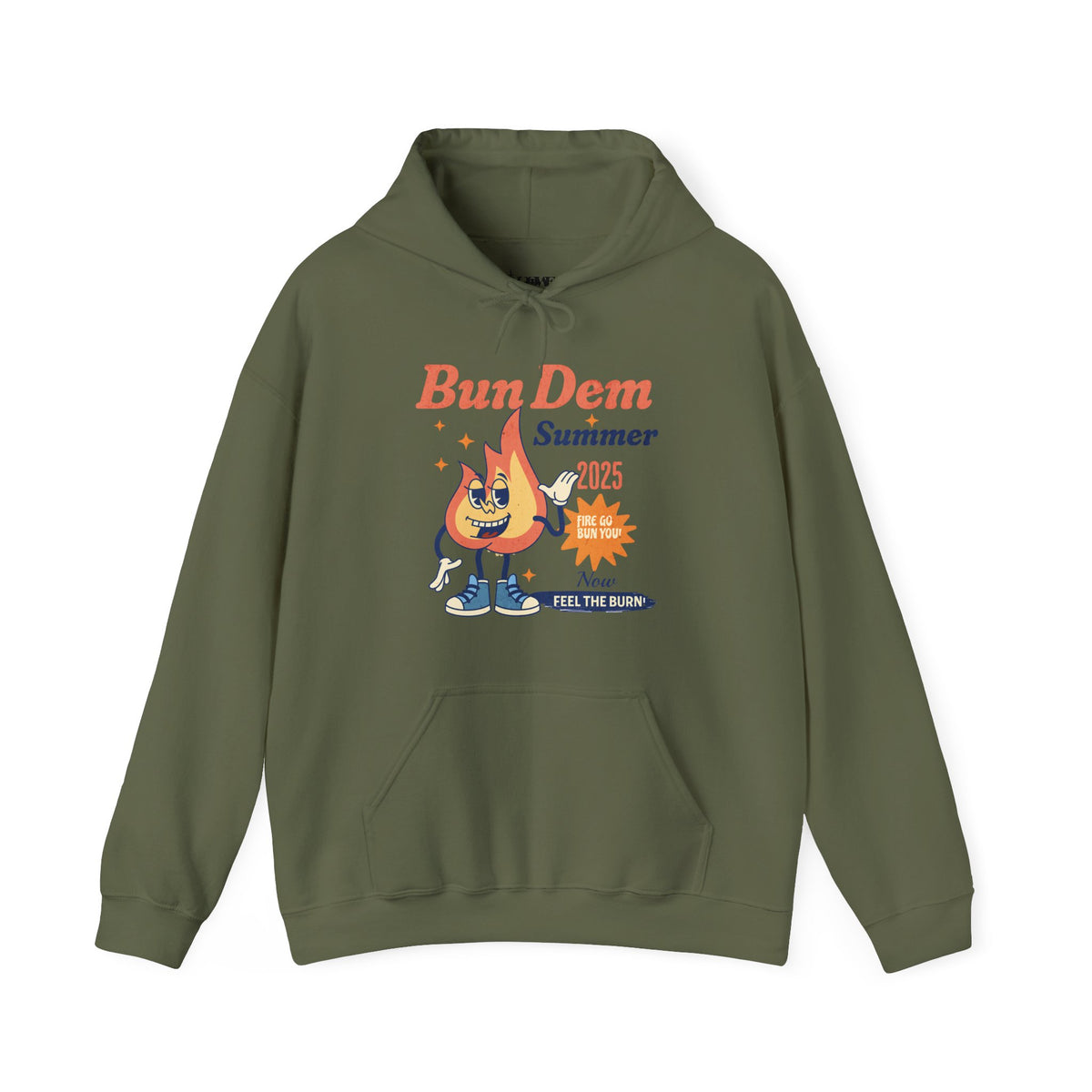 Bun Dem Summer Hoodie - Unisex Heavy Blend™ Sweatshirt, Chill Vibe, Perfect for Summer Parties, Gifts, Casual Wear, Streetwear - NGOWE STORE