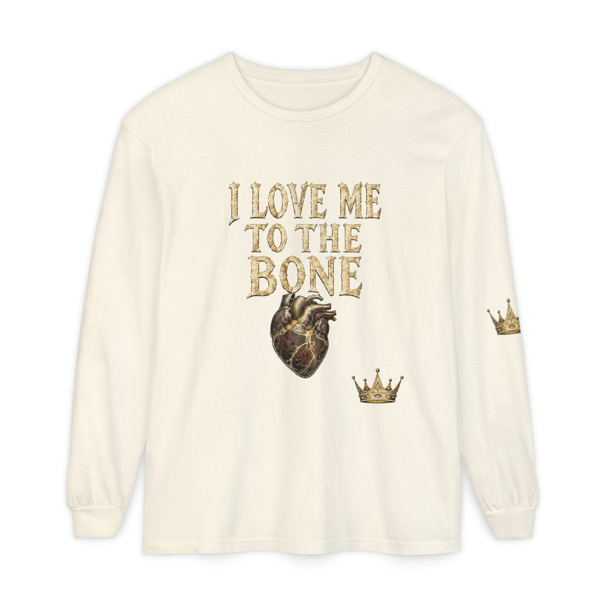 I Love Myself - Unisex Garment-dyed Long Sleeve T-Shirt - NGOWE STORE