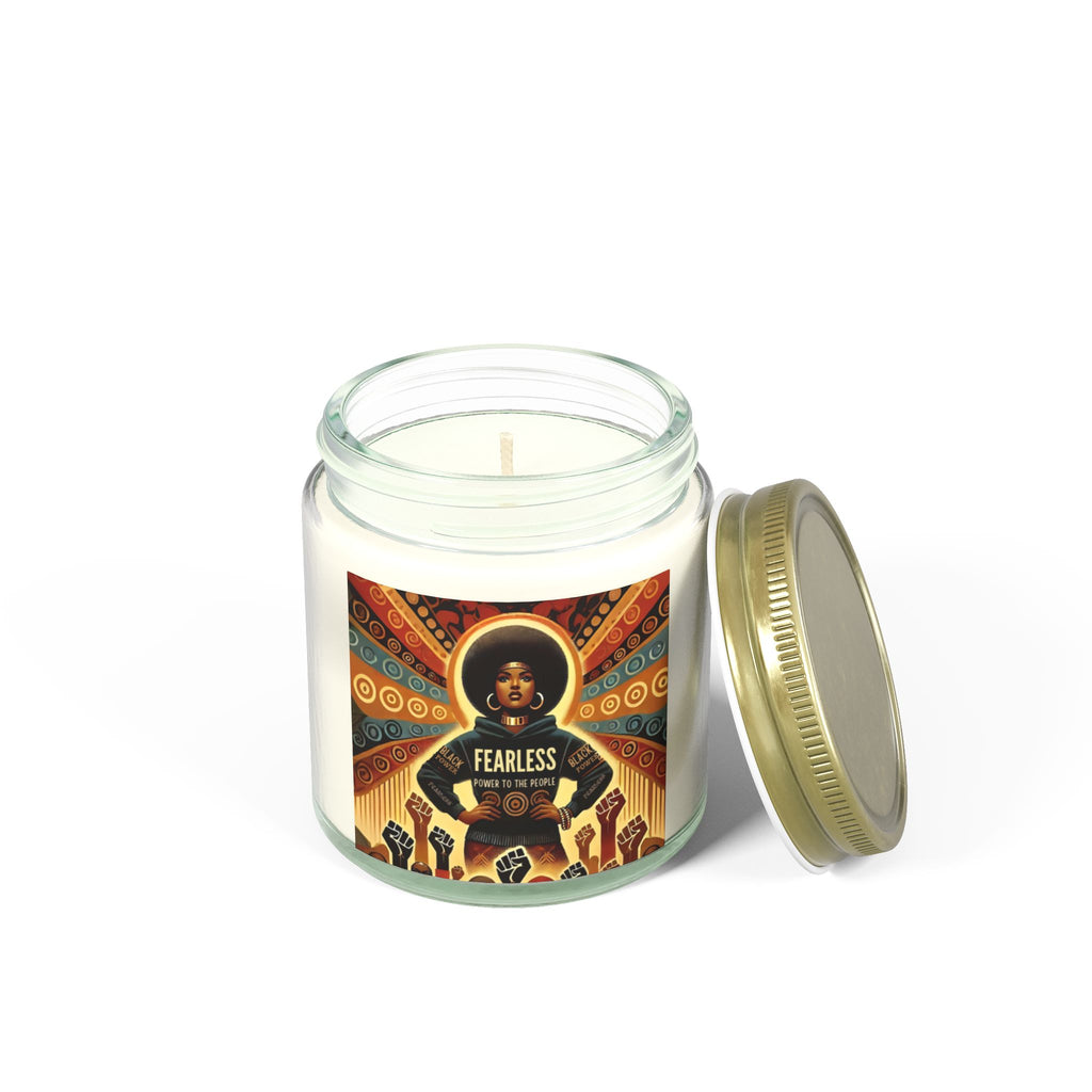 Power To The People Scented Candles, Coconut Apricot Wax (4oz, 9oz) - NGOWE STORE
