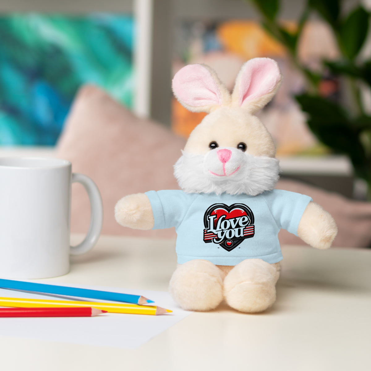 I Love You Stuffed Animals with Tee - NGOWE STORE