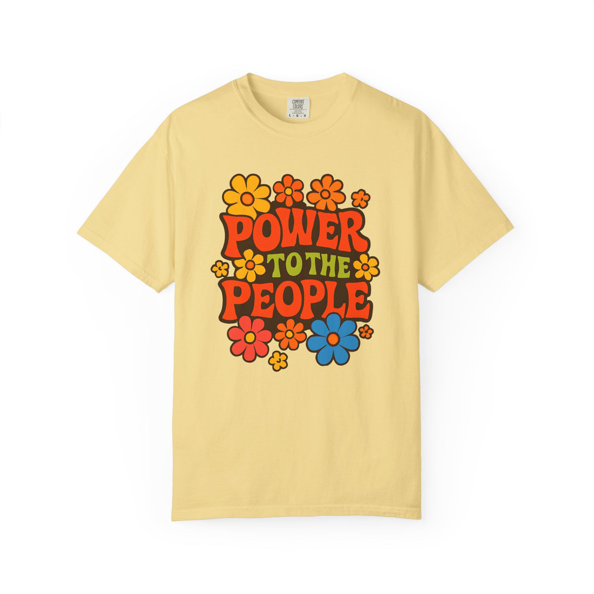 BUN DEM SUMMER 2025 Power to the People T-Shirt  - Empire Blaze Edition Vintage-Style Graphic T-Shirt: Bohemian Tee, Eco-Friendly Apparel, Gift for Activists, Summer Festival Wear - NGOWE STORE