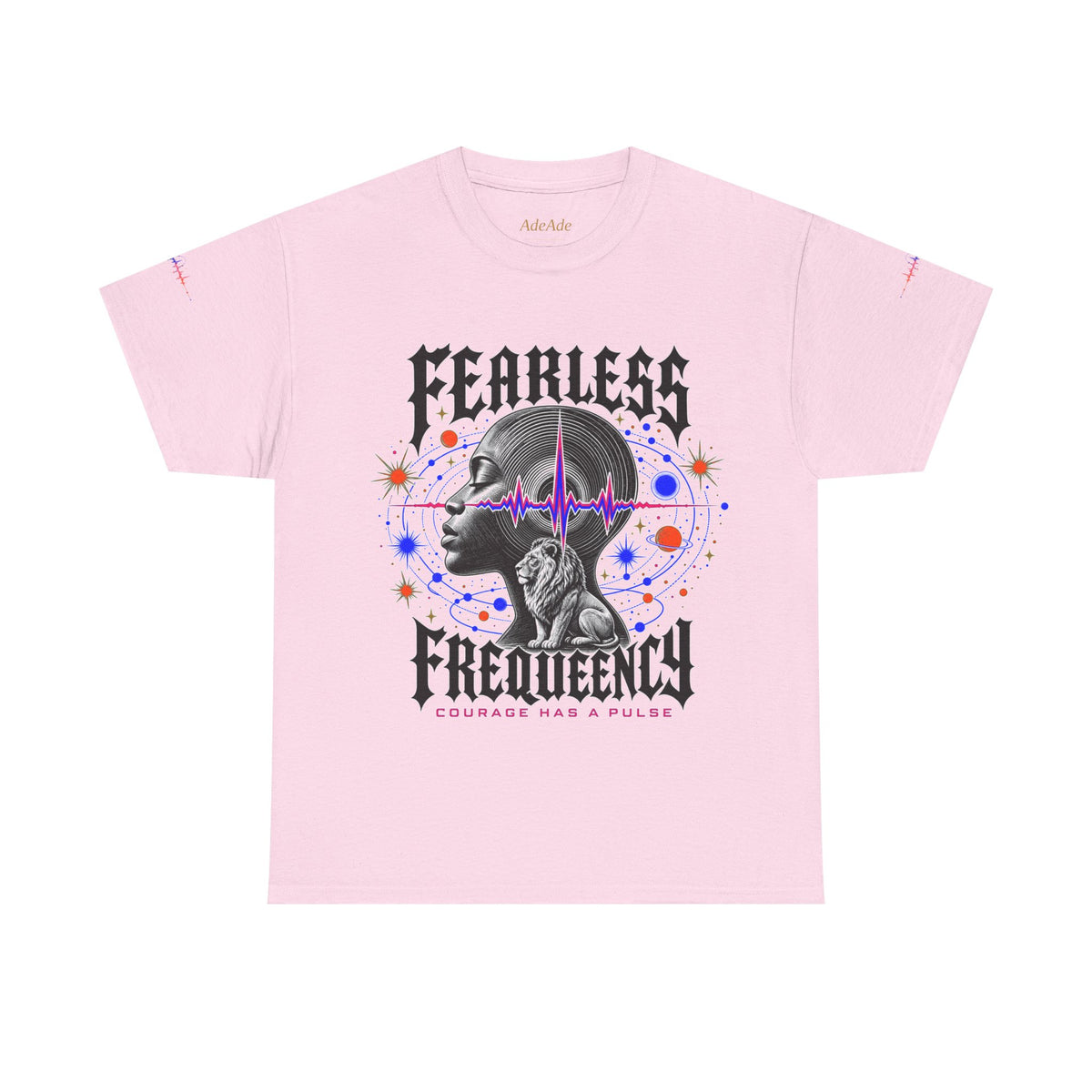 Fearless Frequency Graphic T-Shirt - Unisex Heavy Cotton Tee - NGOWE STORE