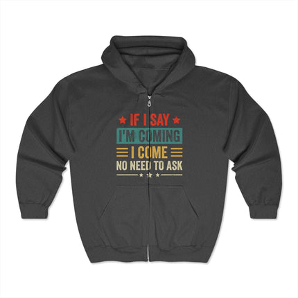 I Come Unisex Heavy Blend™ Full Zip Hooded Sweatshirt