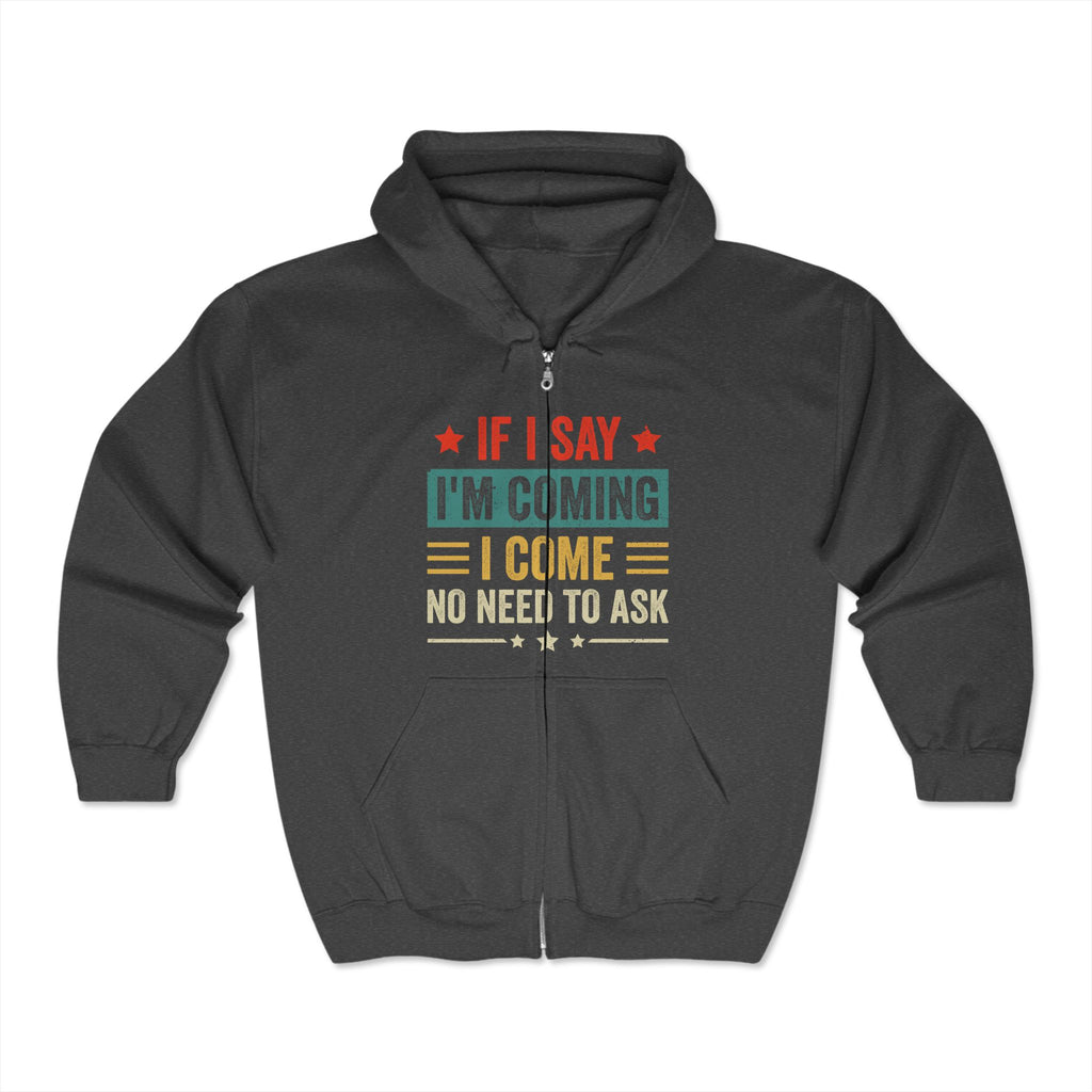 I Come Unisex Heavy Blend™ Full Zip Hooded Sweatshirt - NGOWE STORE