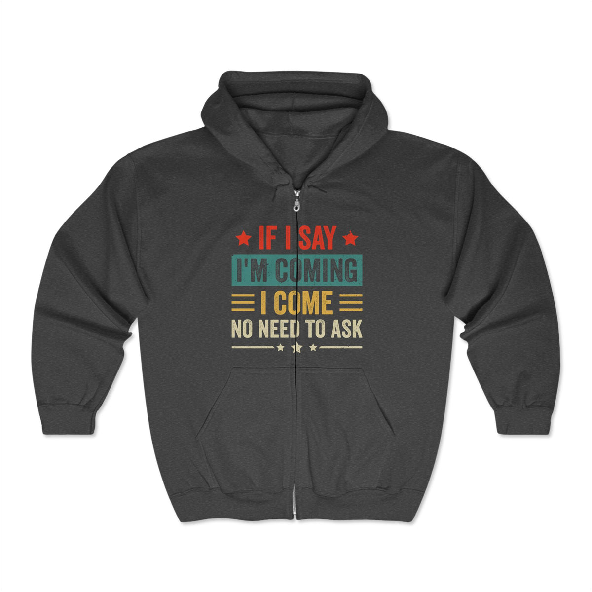 I Come Unisex Heavy Blend™ Full Zip Hooded Sweatshirt - NGOWE STORE