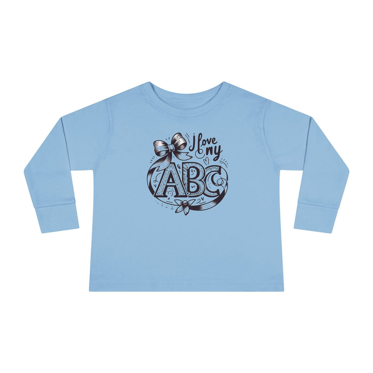 I Love My ABC Toddler Long Sleeve Tee - NGOWE STORE