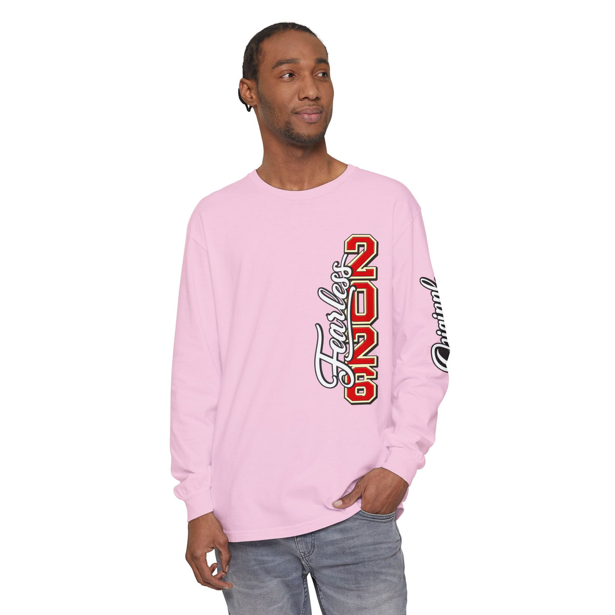 ORIGINAL FIRE™ 2026 — Fearless Long Sleeve. Unisex Garment-dyed Long Sleeve T-Shirt - NGOWE STORE