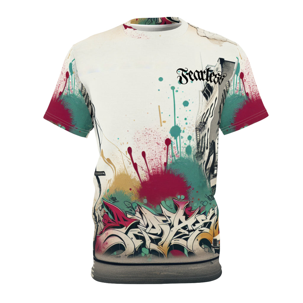 Fearless in the Streets Unisex Cut & Sew Tee (AOP) - NGOWE STORE