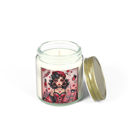 Valentine's Day Betty Boop Scented Candle - Coconut Apricot Wax - 4oz & 9oz